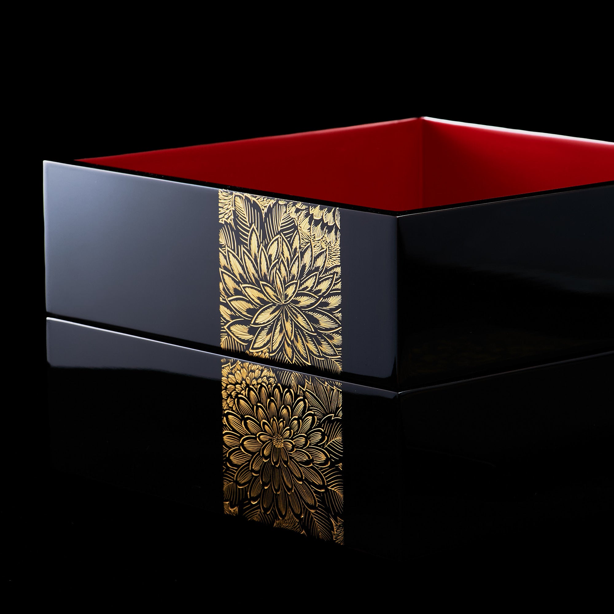 Moon and Chrysanthemum Jubako Bento Box