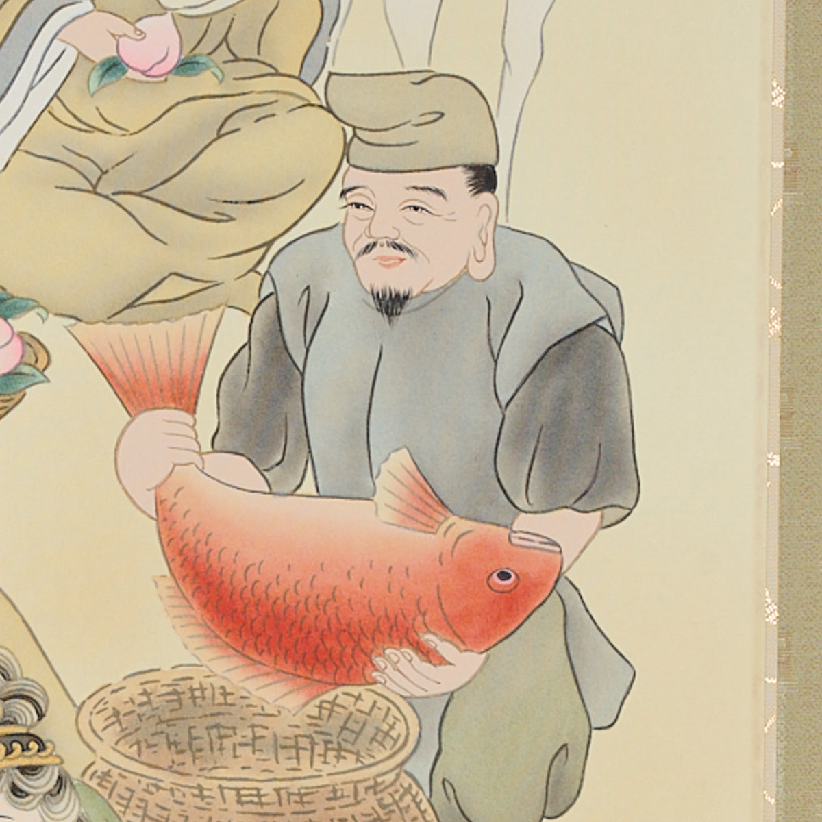 Seven Lucky Gods Kakejiku Hanging Scroll