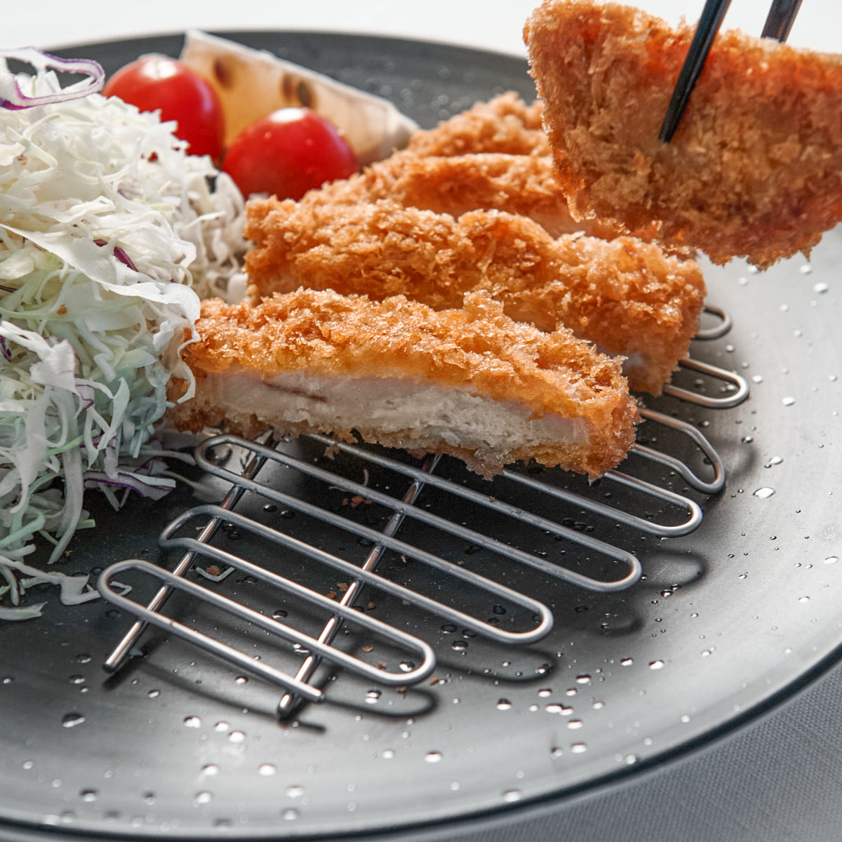 Rejilla para Tonkatsu de Media Luna