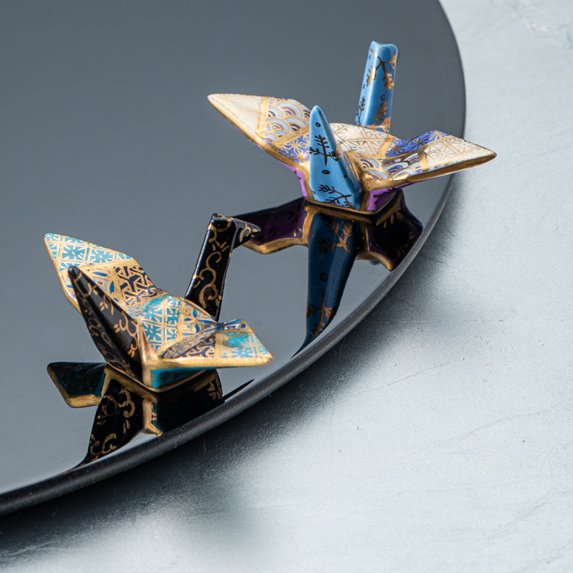Blue Sky Crane Ornament