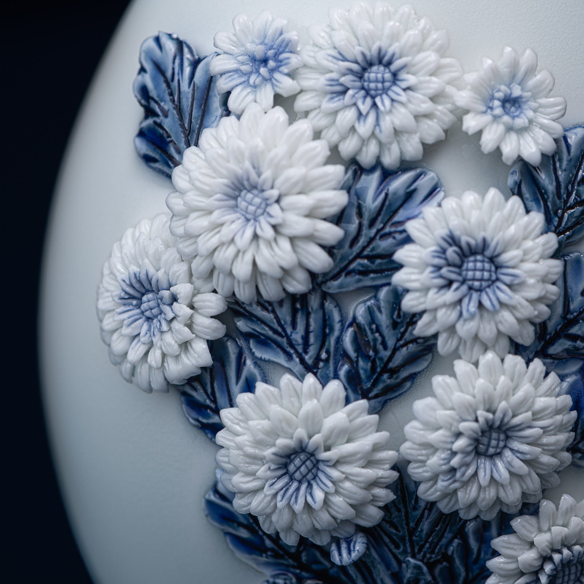 Hirado Chrysanthemen- und Fließwasserblumenvase