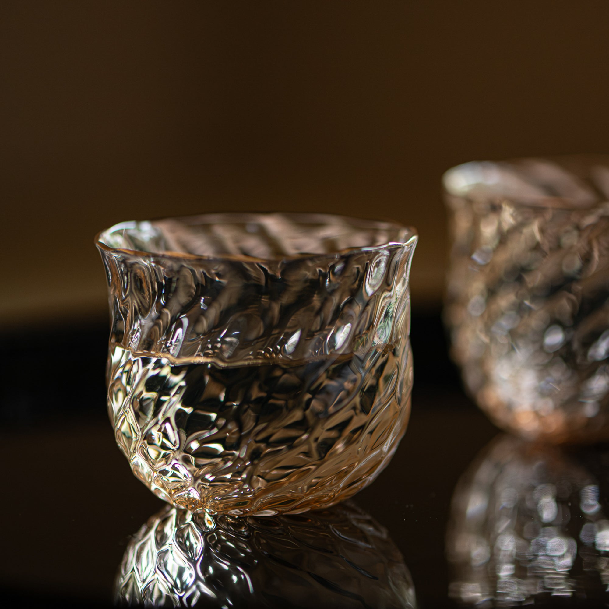 Amber Uroko Sake Set