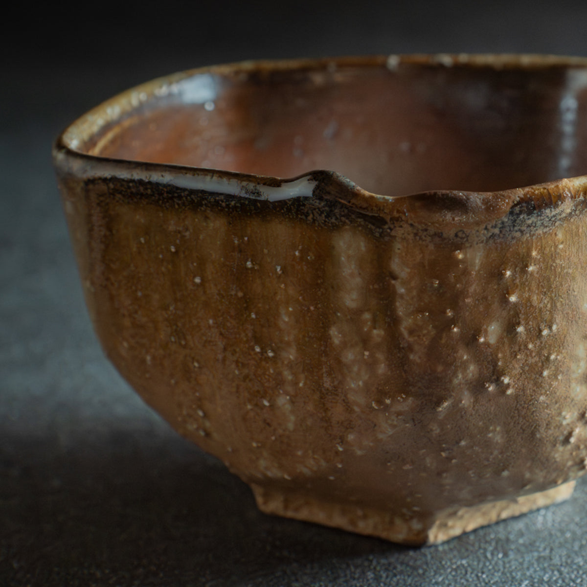 Goma Five-Sided Matcha Bowl