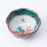 Mitsui Tamekichi Plum-Shaped Dragon Guinomi Sake Cup