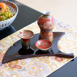 Gingko Leaf Echizen Lacquerware Plate