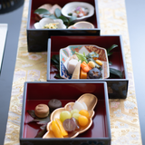 Pine Tree Yamanaka Lacquerware Three Tiers Jubako Bento Box