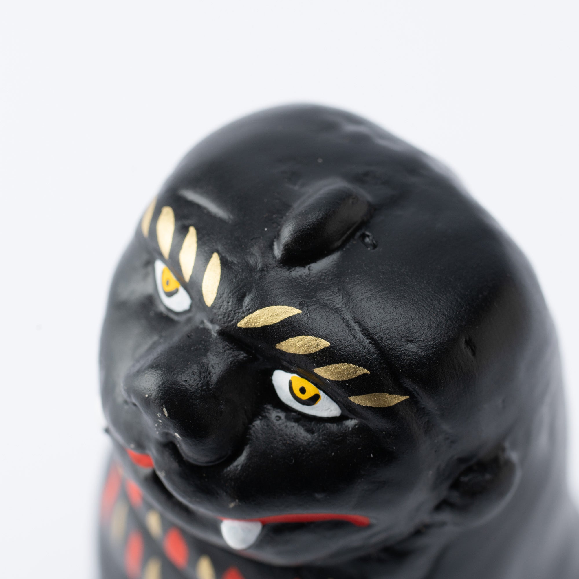 Black Komainu Ungyo Figurine