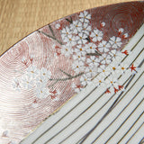 Kitamura Takashi Platinum Kitamaebune Ornamental Plate 12.6 in