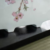 Yamada Yoshiaki Cherry Blossom and Warbling White-eye Japanese Flower Vase