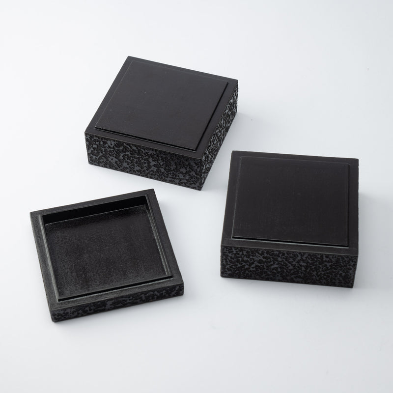 Sinra Full Moon Kagawa Lacquerware Two Tiers Jubako Bento Box