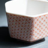 Fukushima Reiko Akae-Saibyo Sarasa Kutani Sake Cup