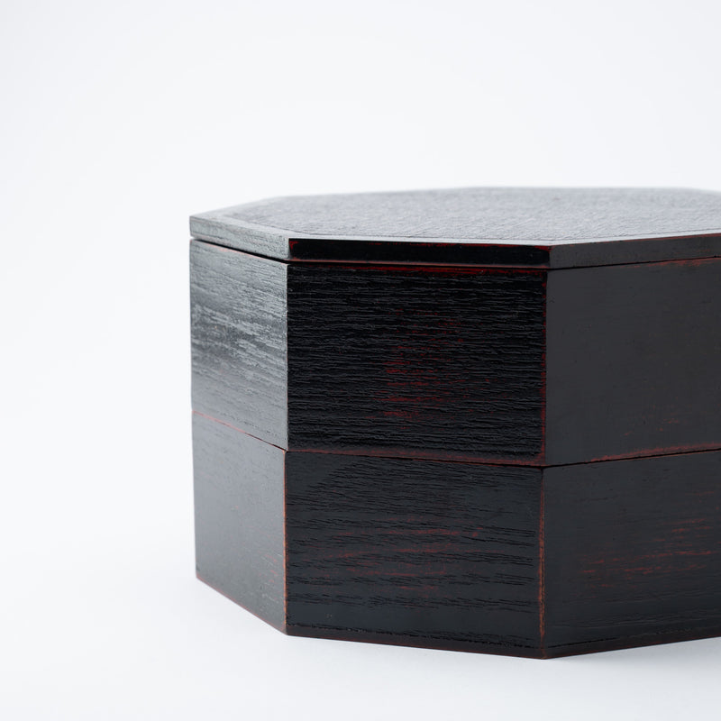 Negoro Yamanaka Lacquerware Two Tiers Jubako Bento Box