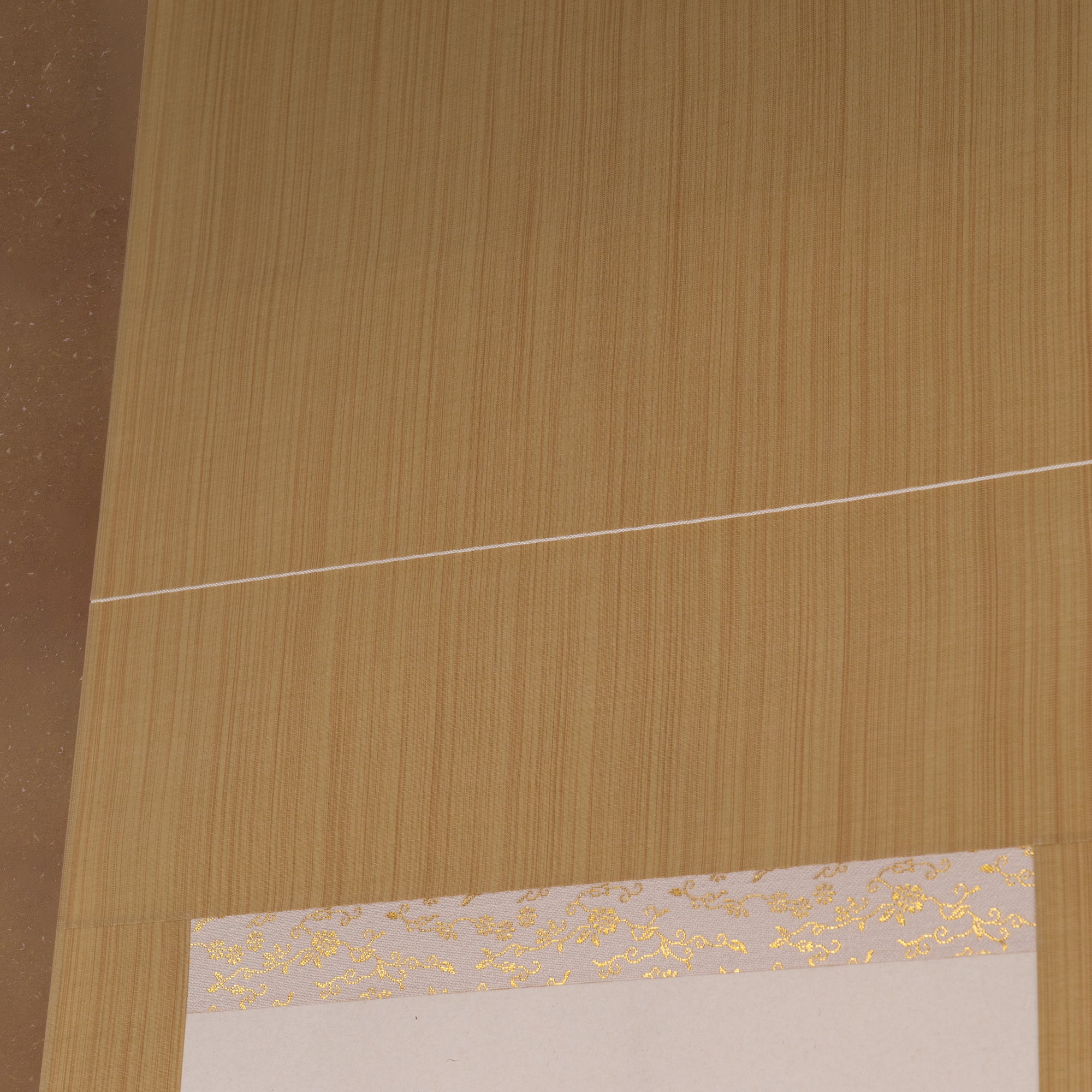 Sparrows and Bamboo with Calligraphy Kakejiku Hanging Scroll