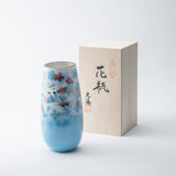 Dancing Crane Kutani Japanese Flower Vase