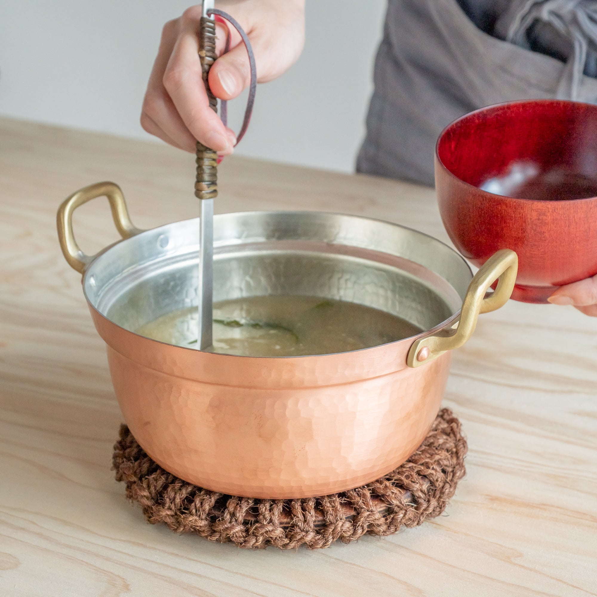 Copper Pot with Lid