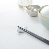 Hozan Kiln Sakura Petal Kyo Ware Chopstick Rest Set