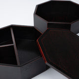 Negoro Yamanaka Lacquerware Two Tiers Jubako Bento Box