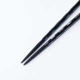Matsukan Kai-Kiriko Wakasa Lacquerware Set of Two Pairs of Chopsticks 23.5 cm (9.3 in)/21.5cm(8.5 in)