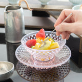 Hirota Arare Pattern Edo Glass Kobachi Bowl