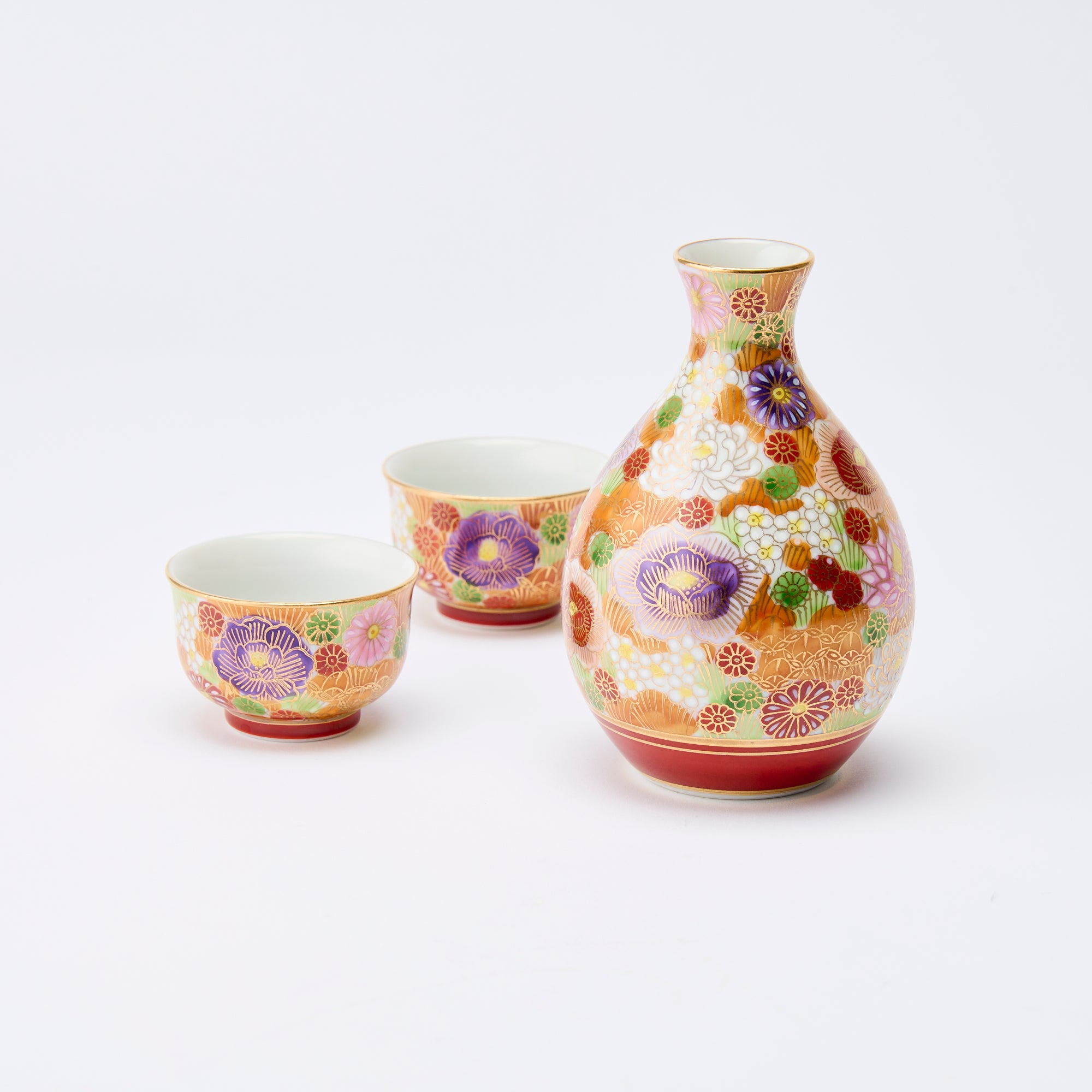 Vibrant Hanazume Sake Set