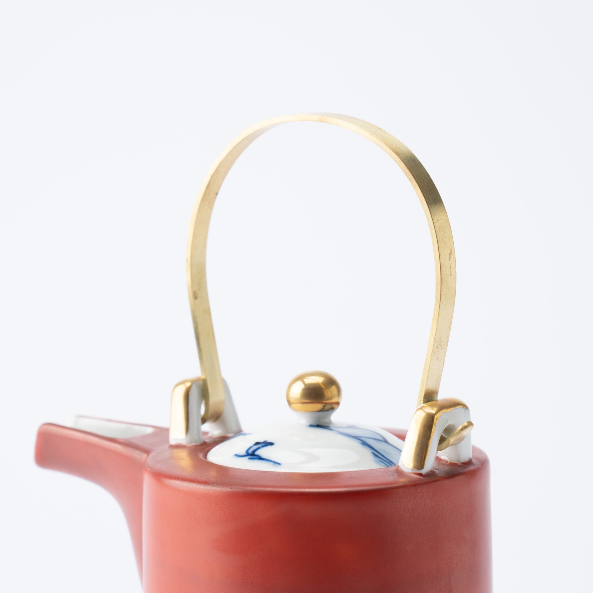 Bengara Red Tall Sake Pot