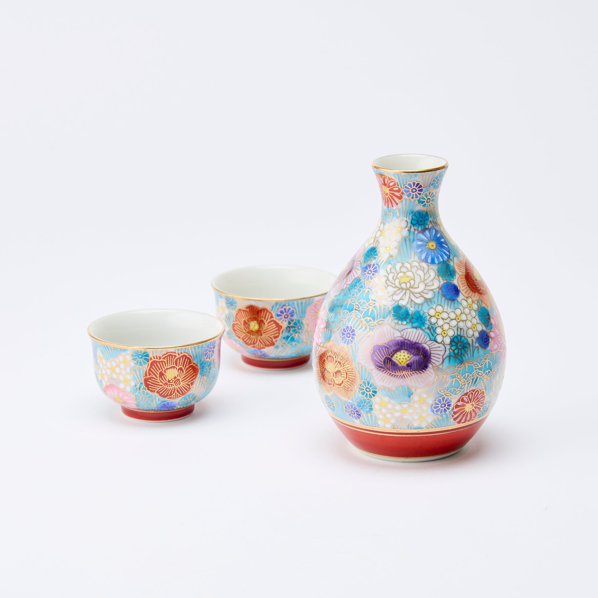 Vibrant Hanazume Sake Set