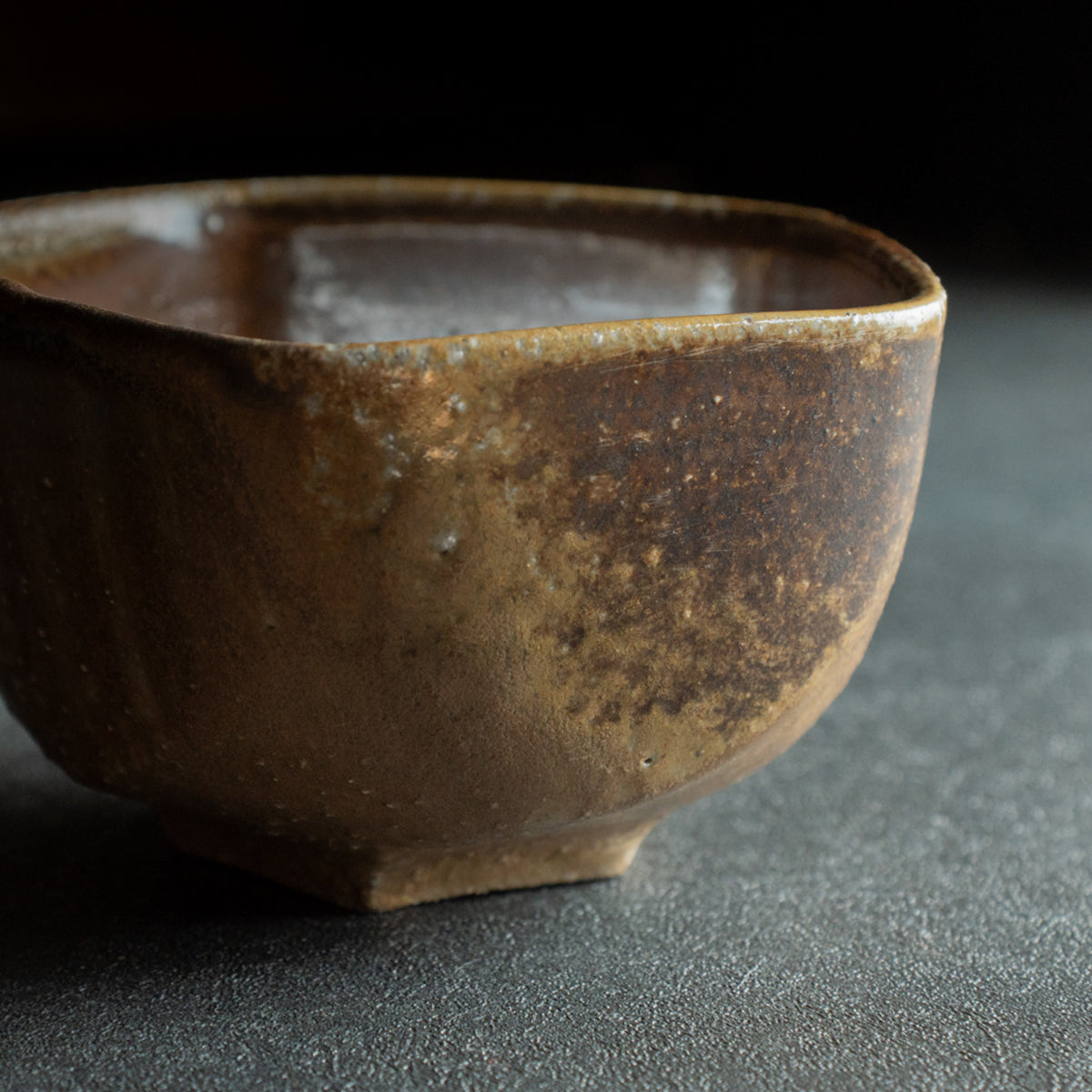 Goma Five-Sided Matcha Bowl
