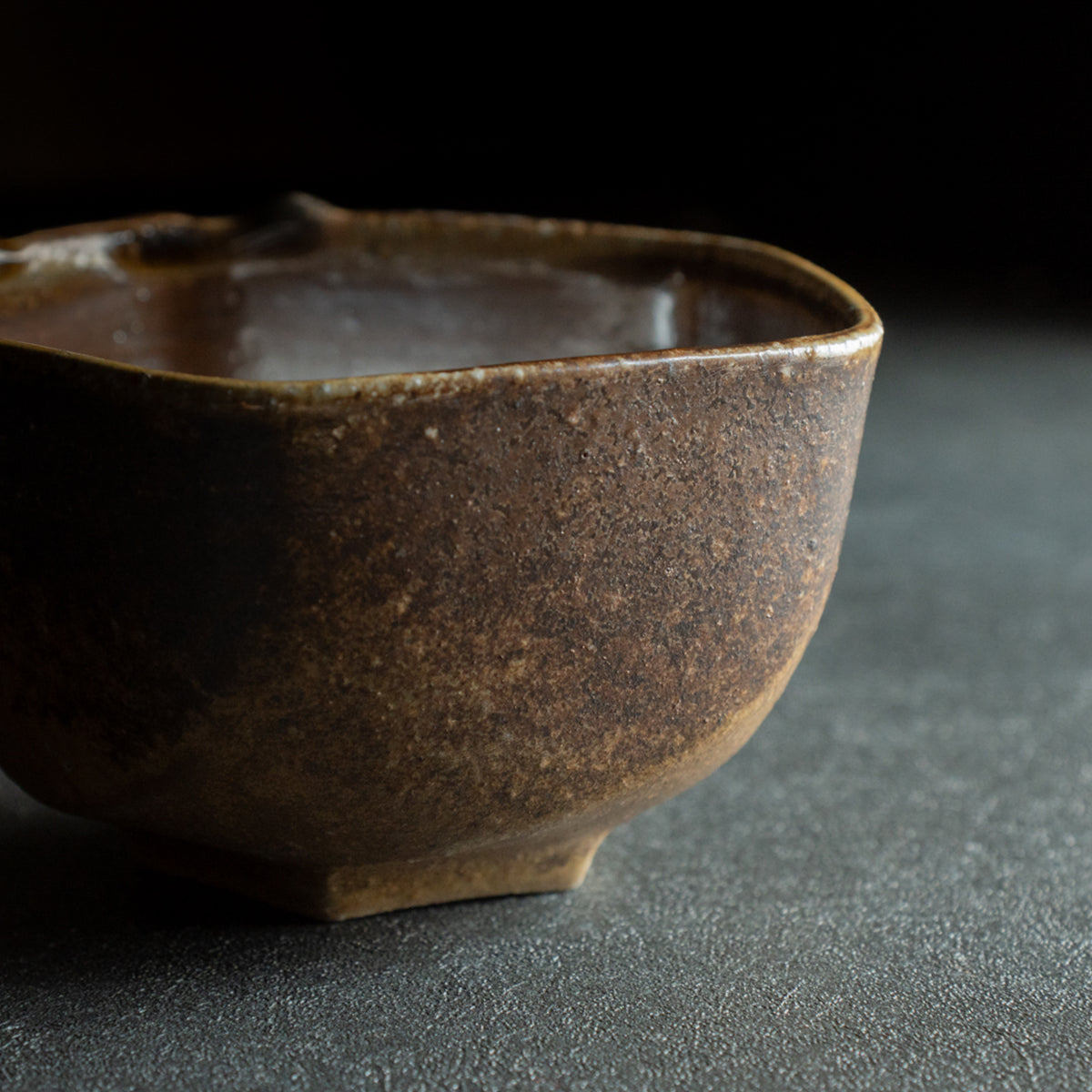 Goma Five-Sided Matcha Bowl