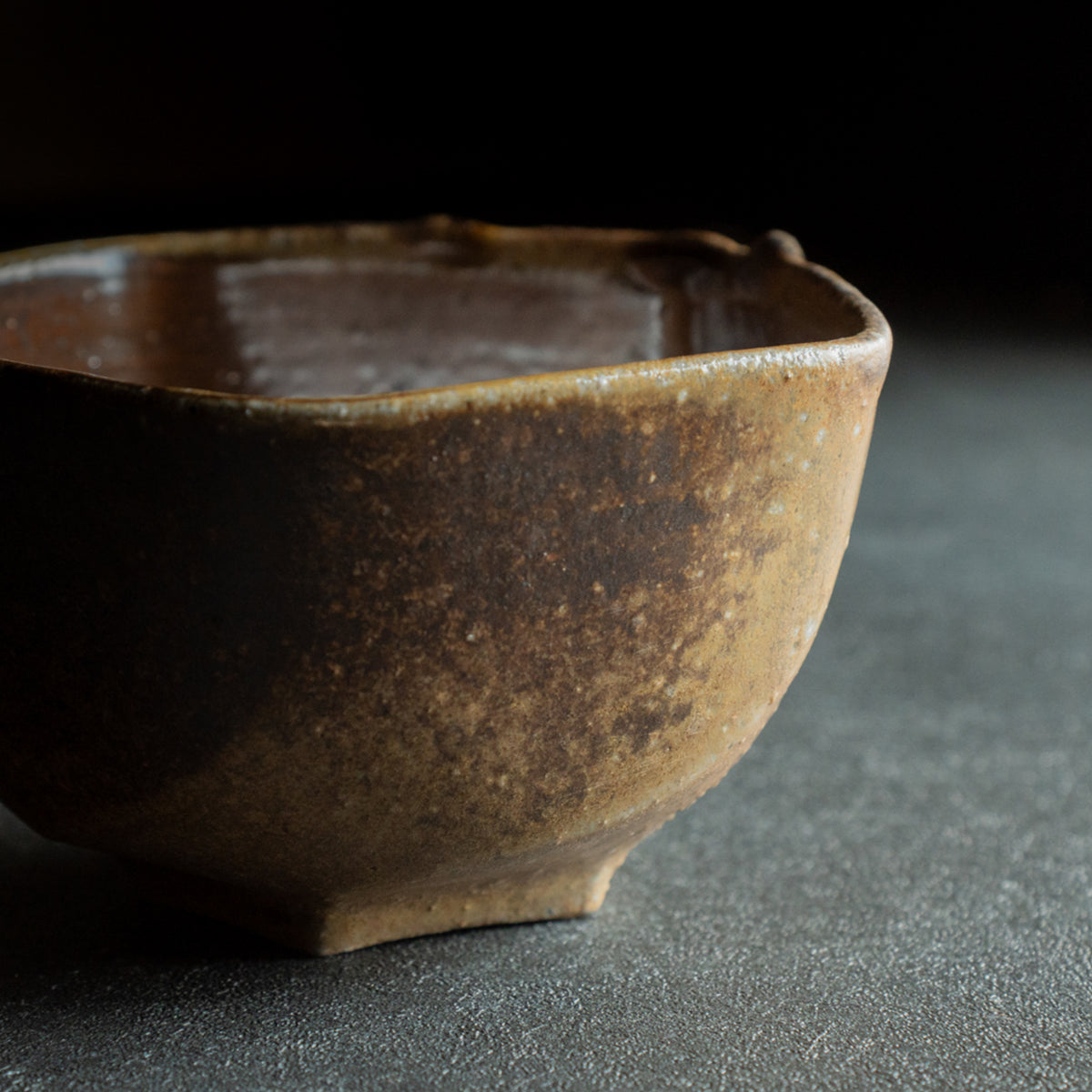 Goma Five-Sided Matcha Bowl