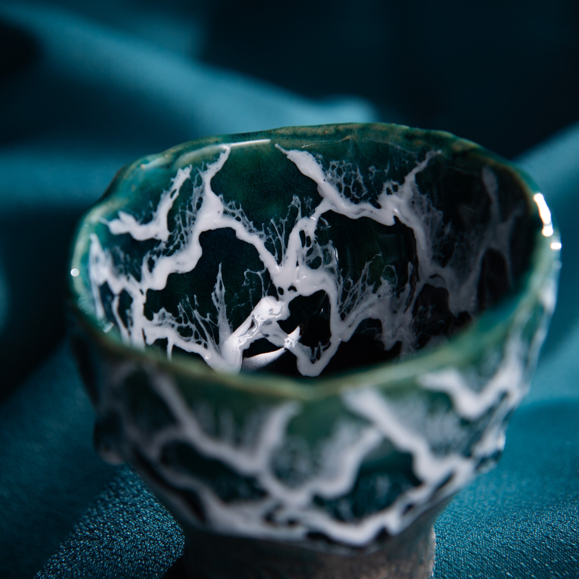 Sazameku Cascade Tall Guinomi Sake Cup