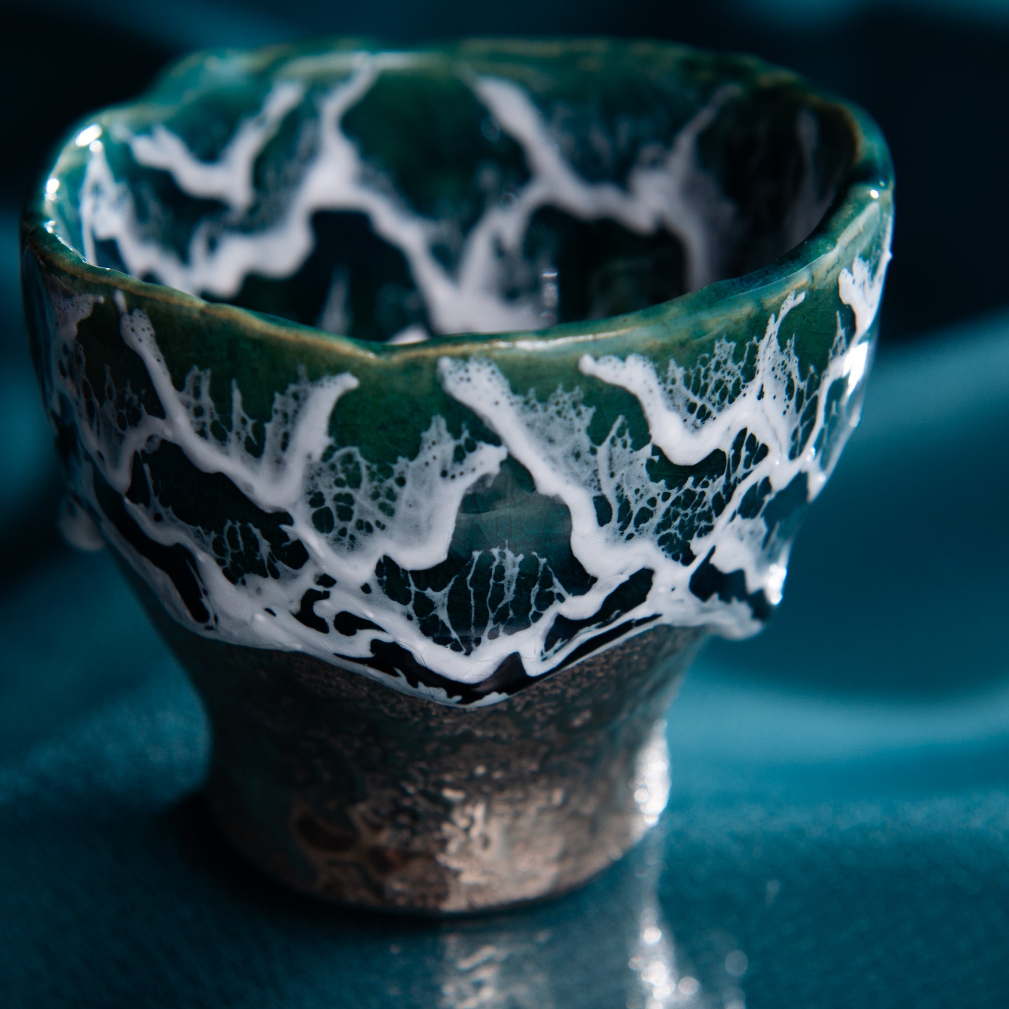 Sazameku Cascade Tall Guinomi Sake Cup