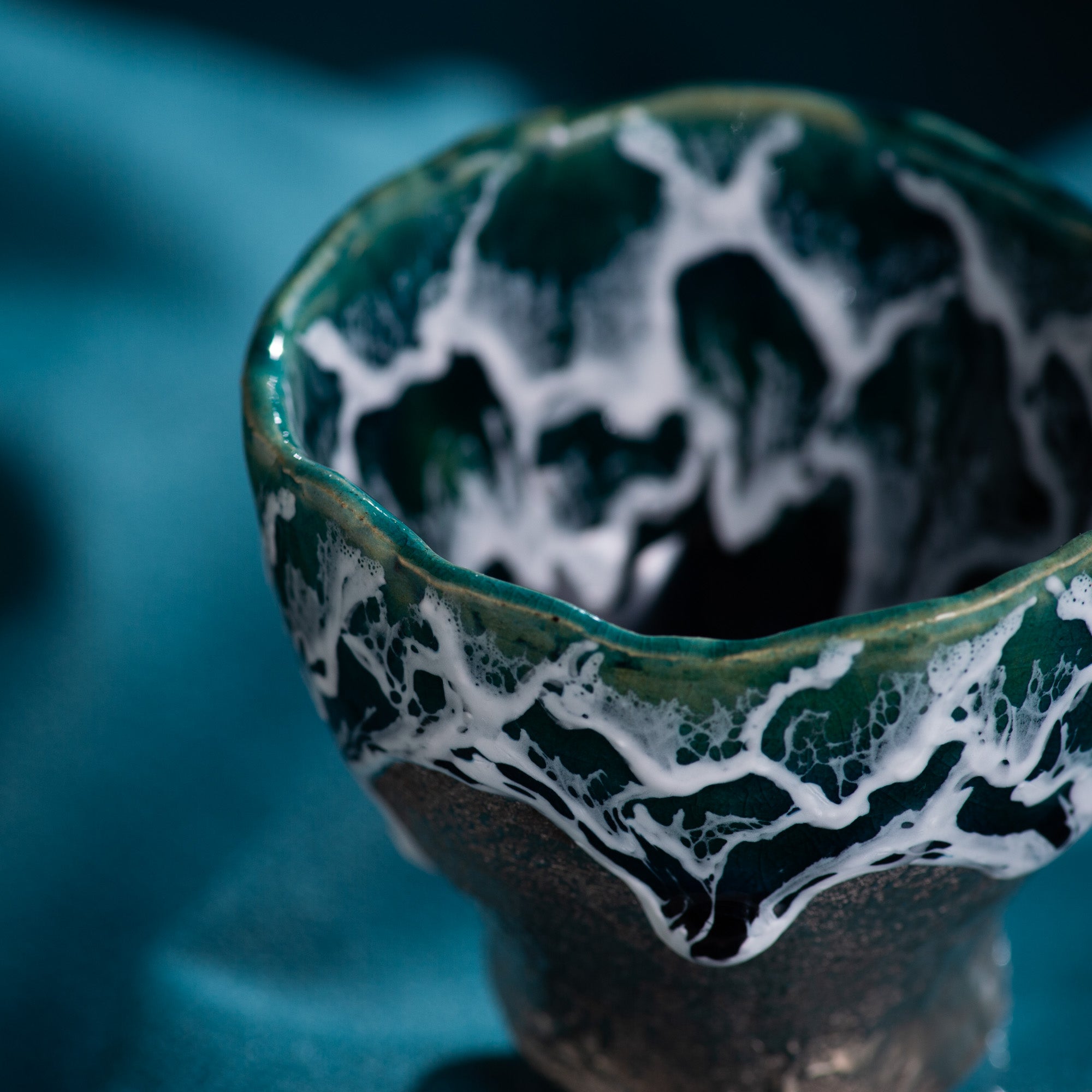 Sazameku Cascade Tall Guinomi Sake Cup