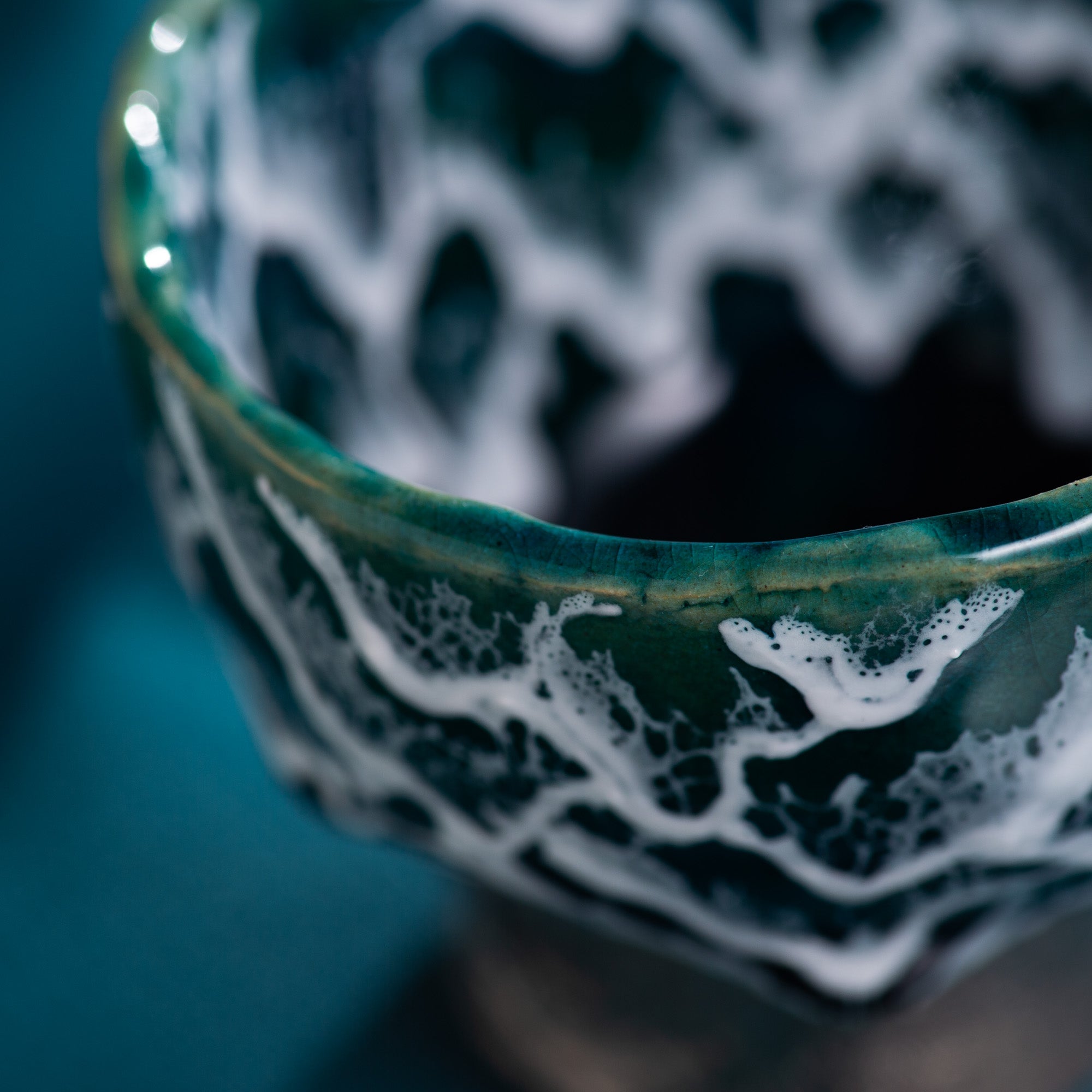 Sazameku Cascade Tall Guinomi Sake Cup