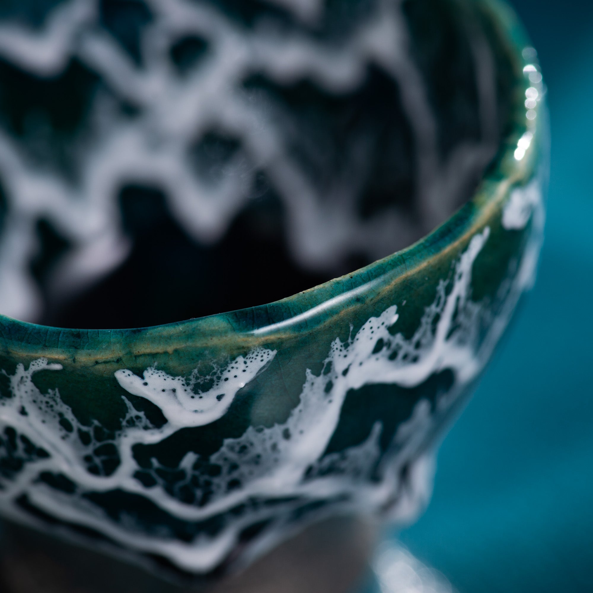 Sazameku Cascade Tall Guinomi Sake Cup