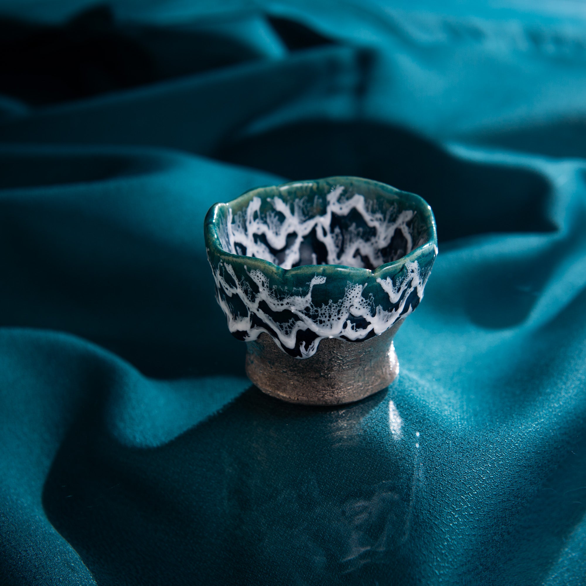 Sazameku Cascade Guinomi Sake Cup