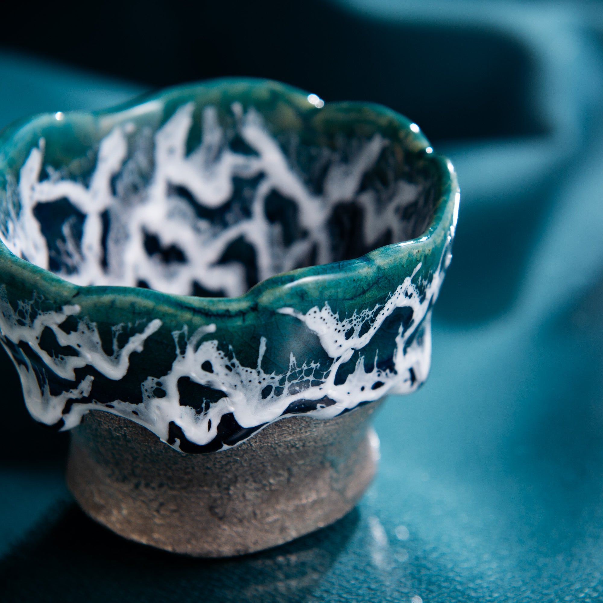 Sazameku Cascade Guinomi Sake Cup