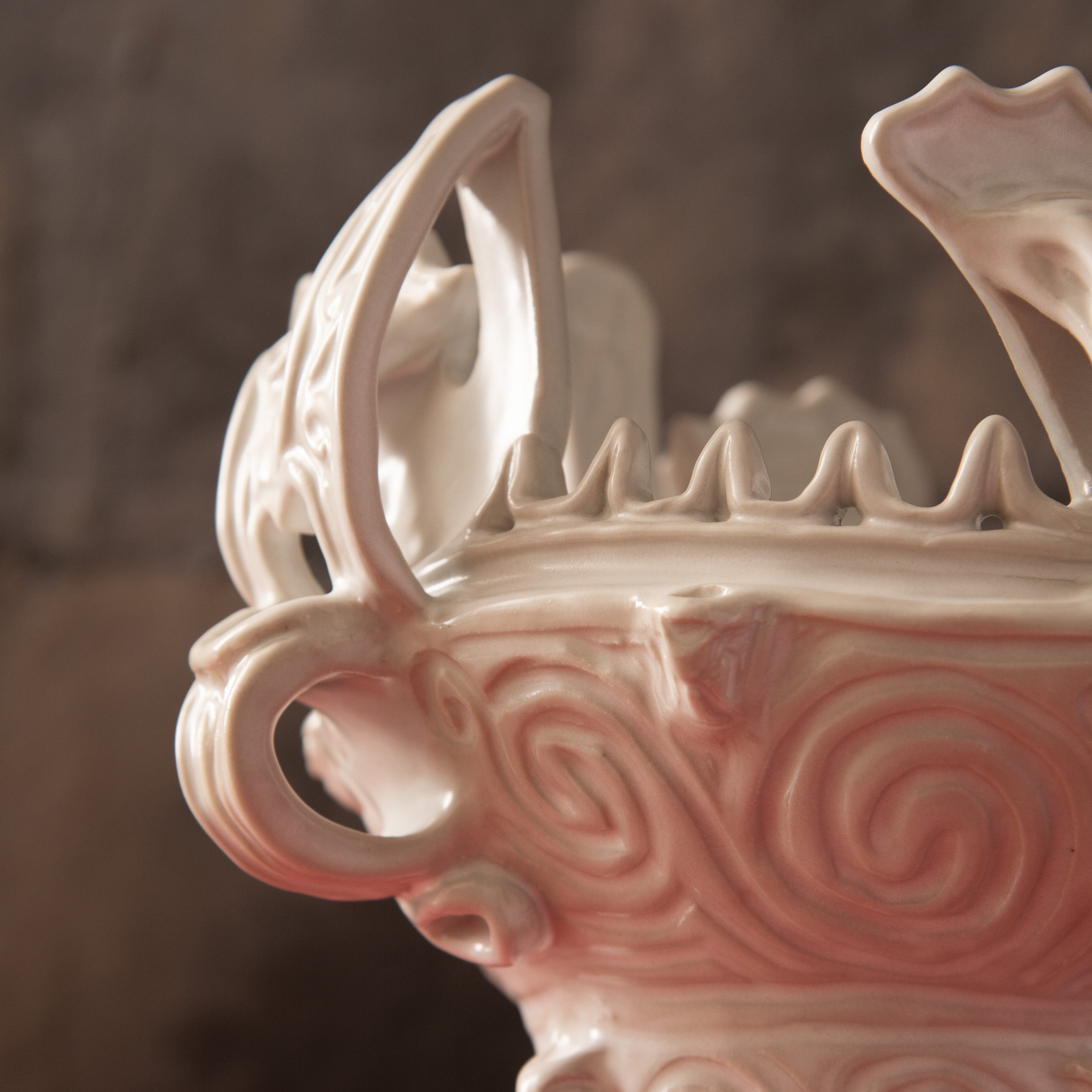 Homura White Jomon Flame Vessel