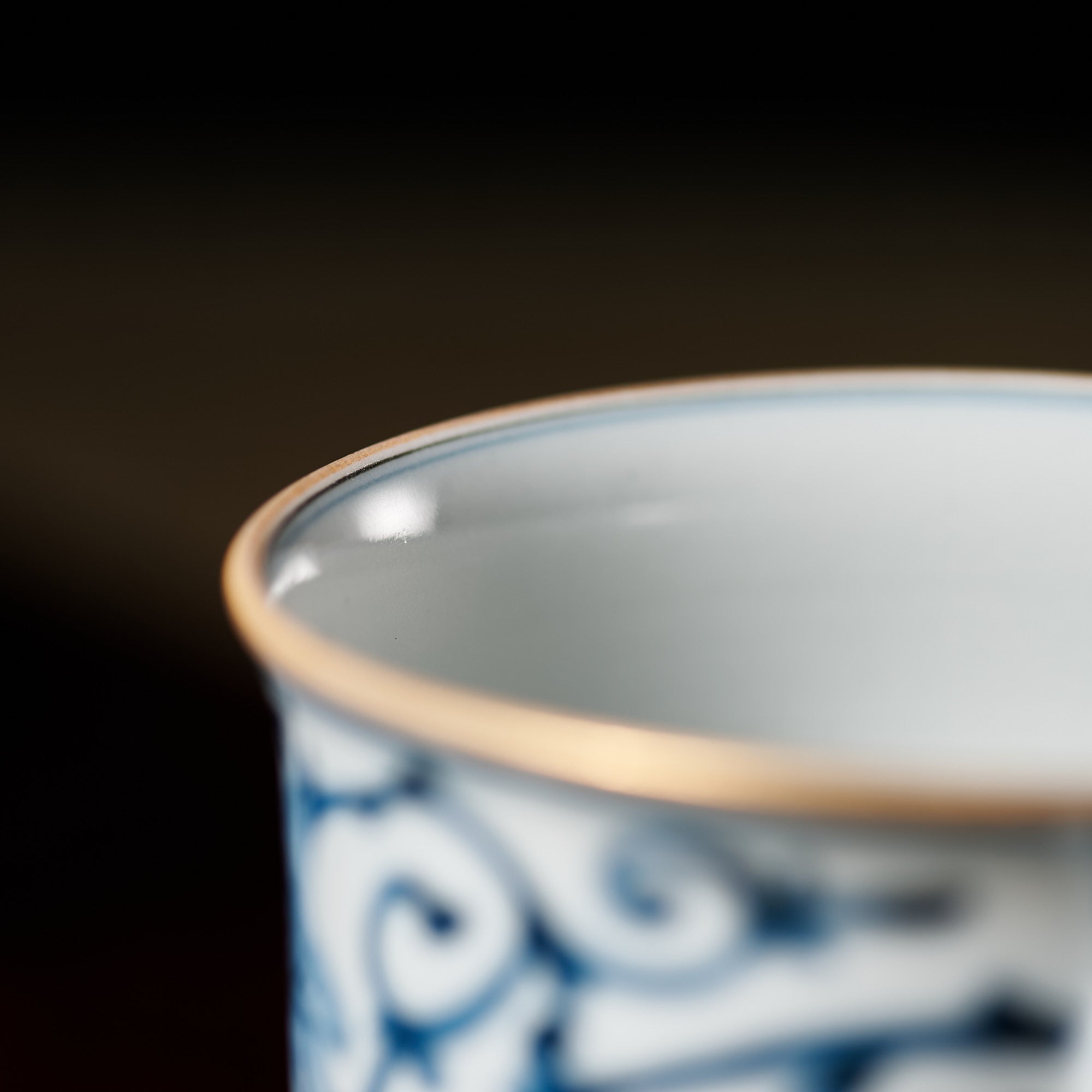 Blue Peony and Arabesque Mug