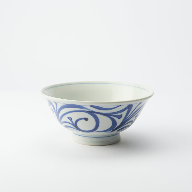 Baizan Kiln Arabesque Tobe Ramen Bowl M