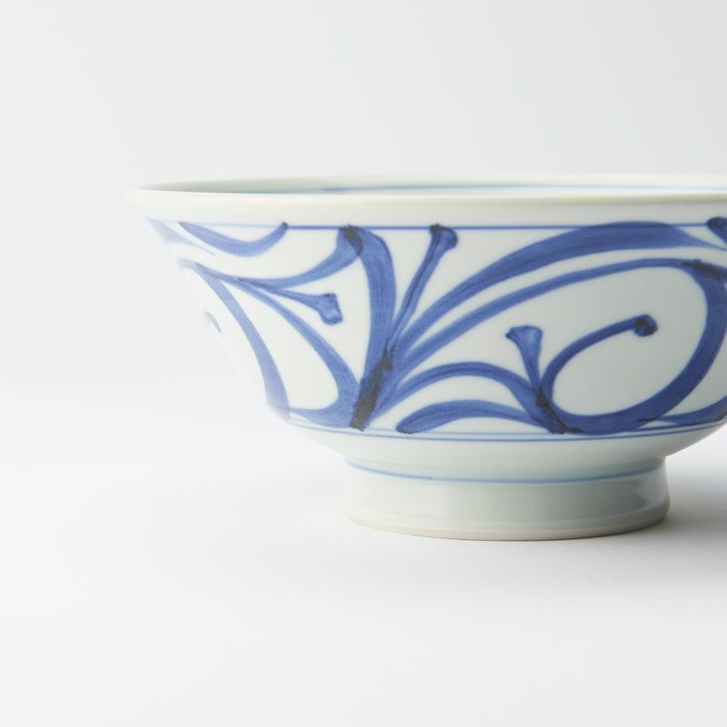 Baizan Kiln Arabesque Tobe Ramen Bowl M