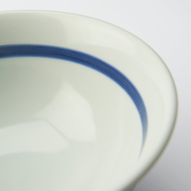 Baizan Kiln Gosu and Red Line Tobe Donburi Bowl S