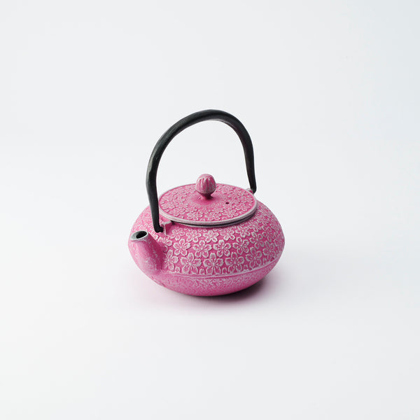 Roji Associates Pink Sakura Nambu Ironware Cast Iron Teapot