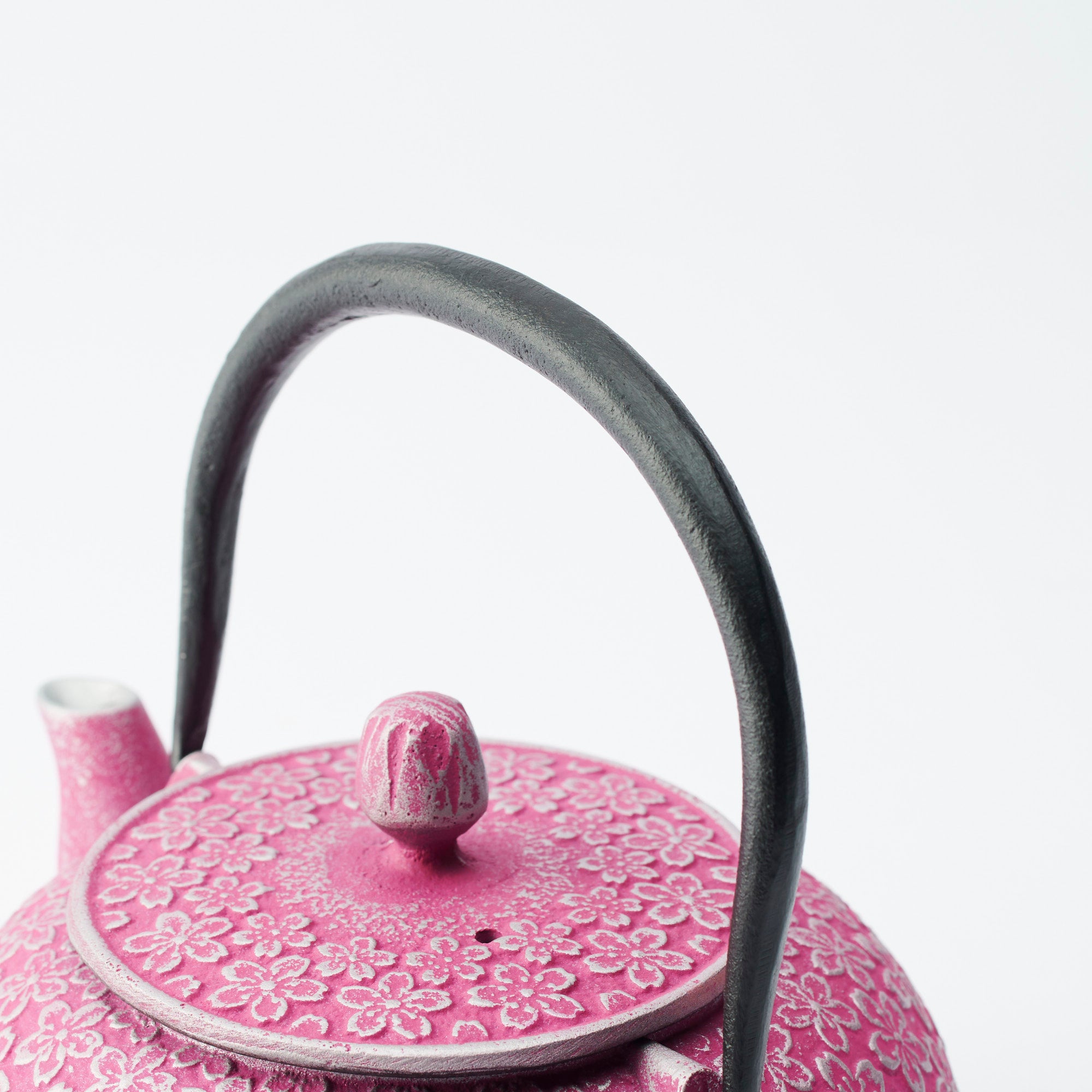 Roji Associates Pink Sakura Nambu Ironware Cast Iron Teapot