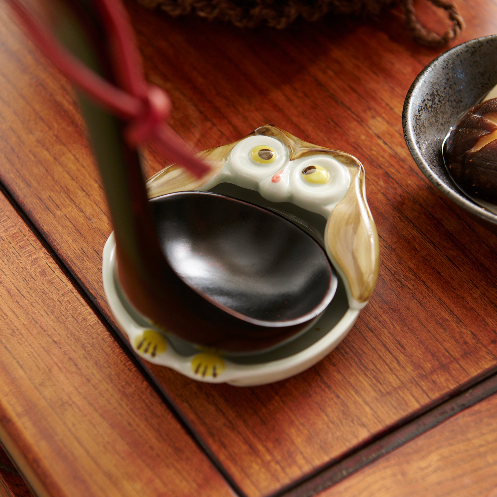 Owl Arita Ware Ladle Rest