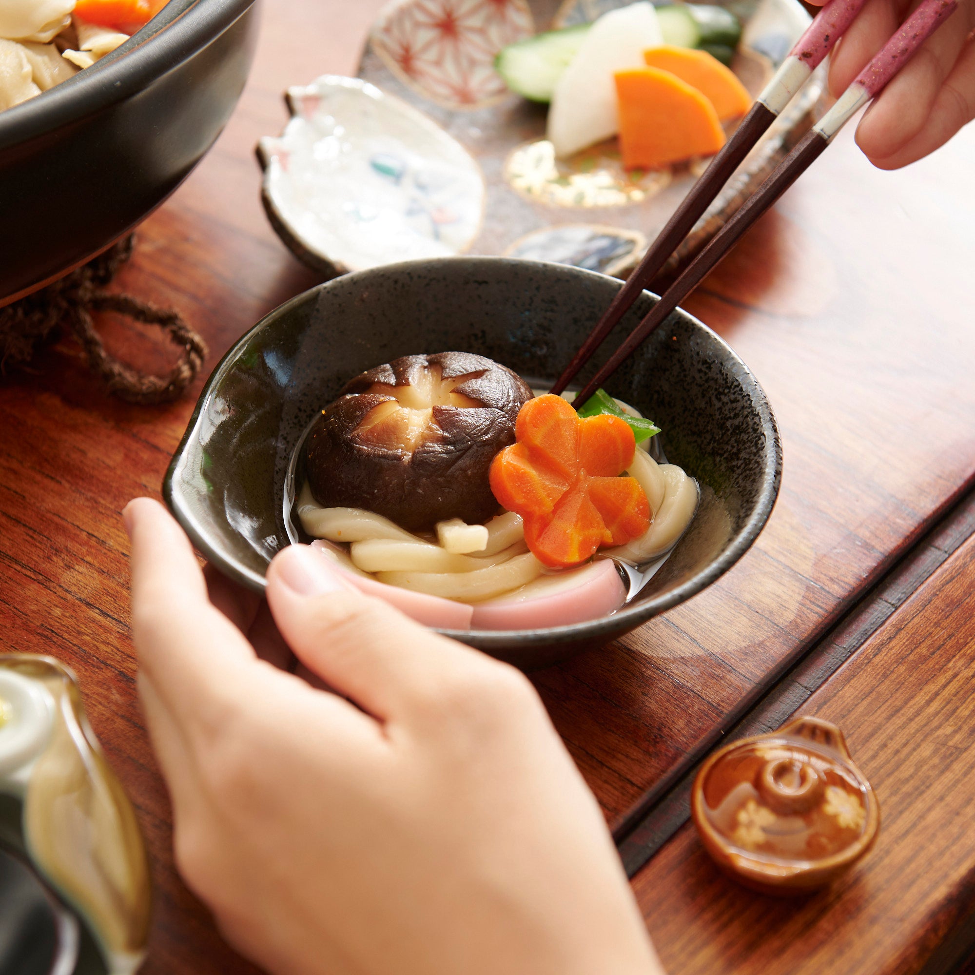 Black and Green Tonsui Bowl