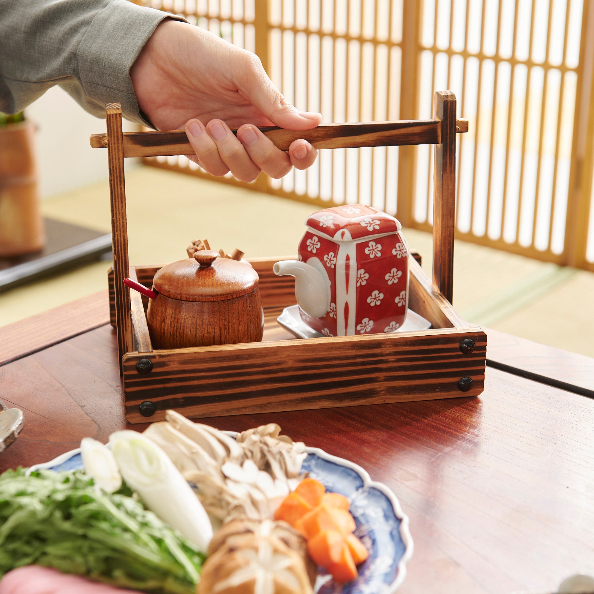 Miyabi Urushi Nezuko Kiso Woodwork Seasoning Tray