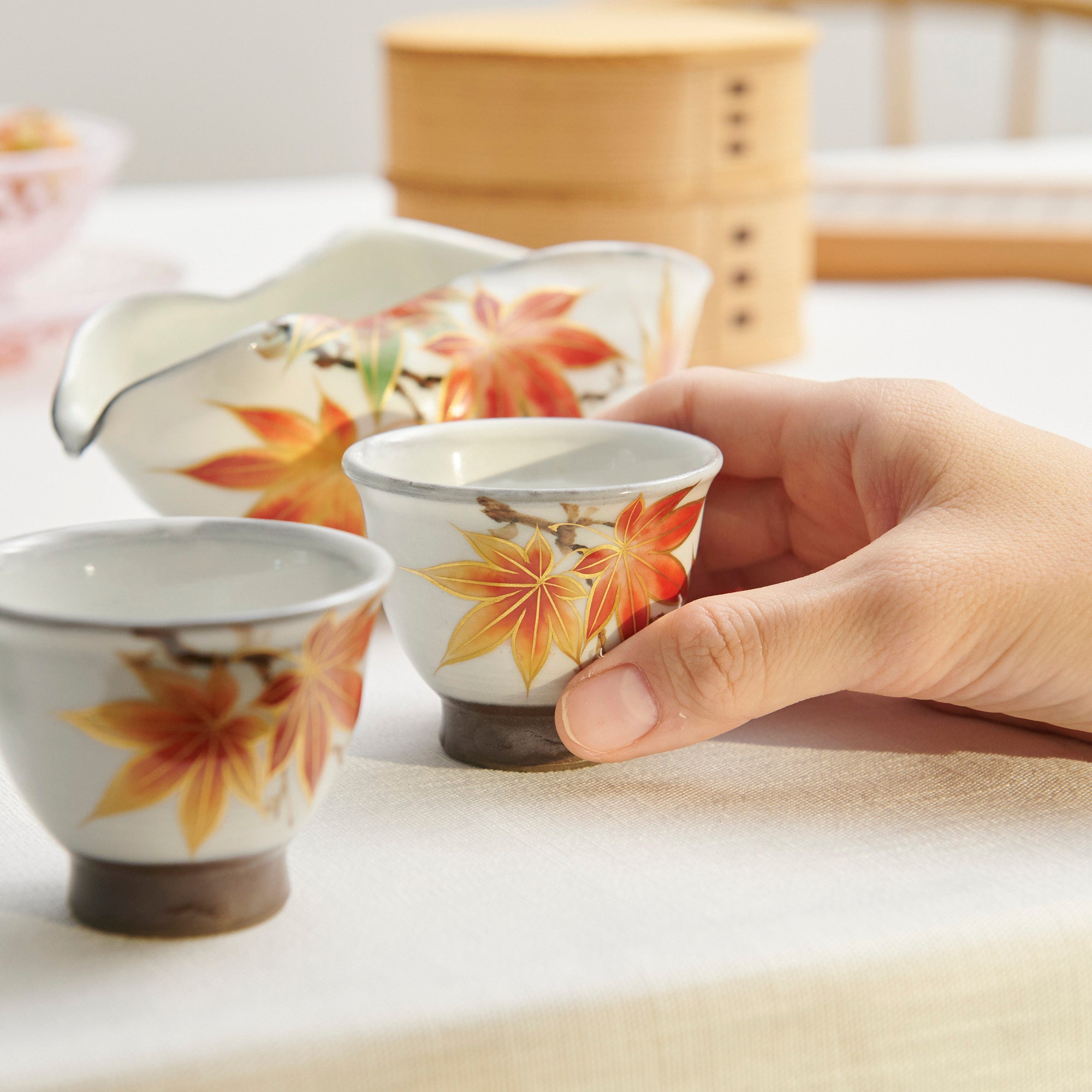 Maple Leaf Sake Set