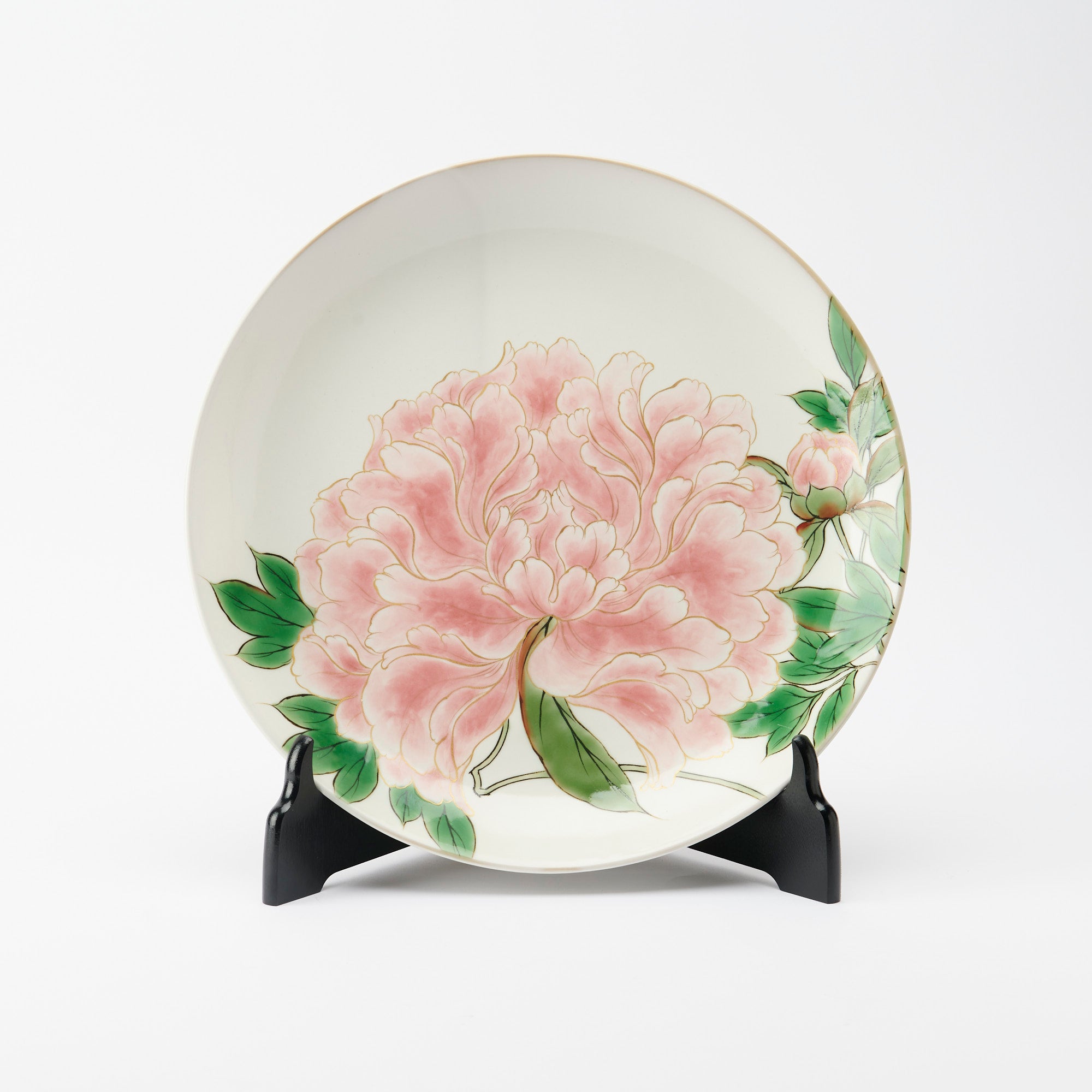 Blooming Peony Decorative Plate