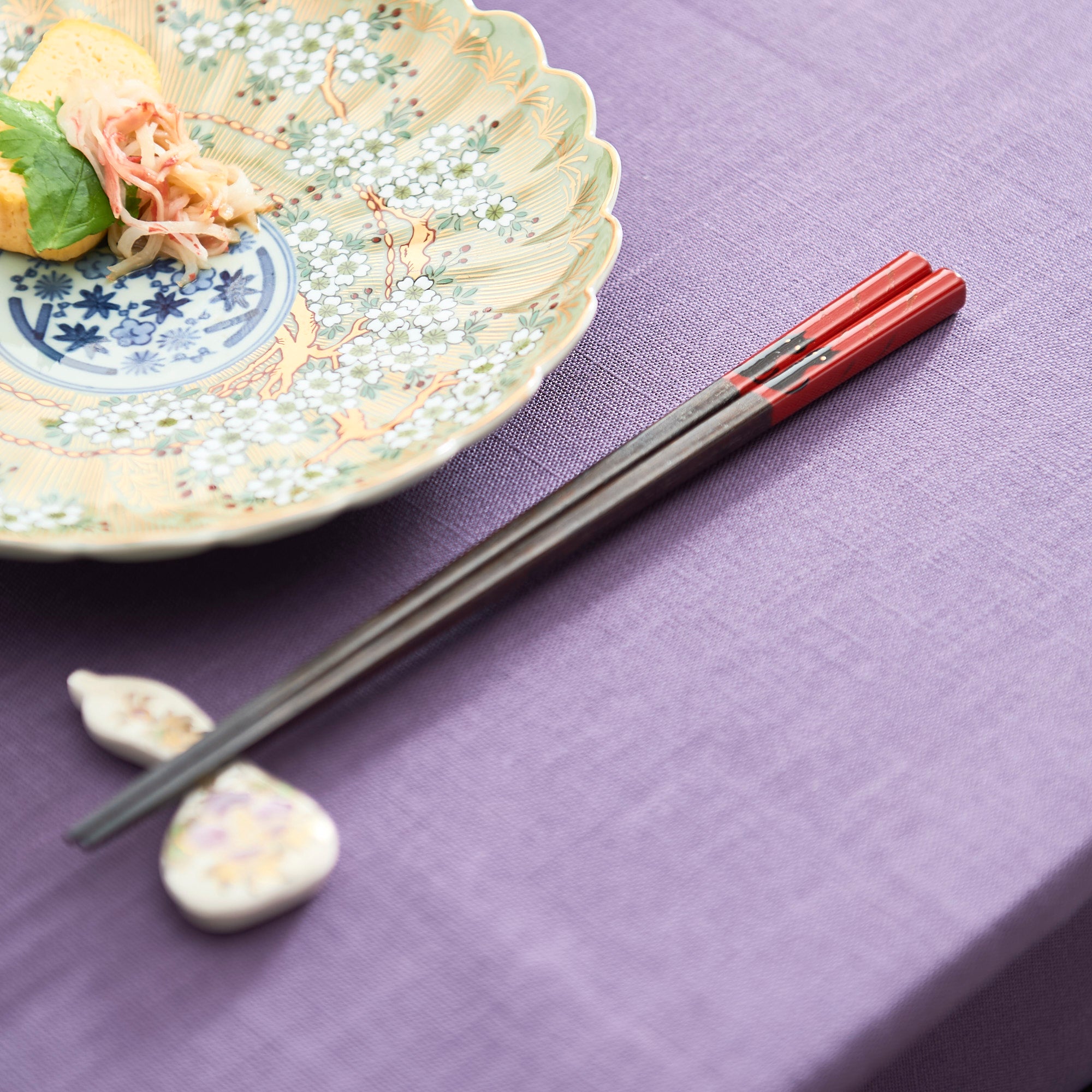 Cat and Fish Set of Two Pairs of Chopsticks