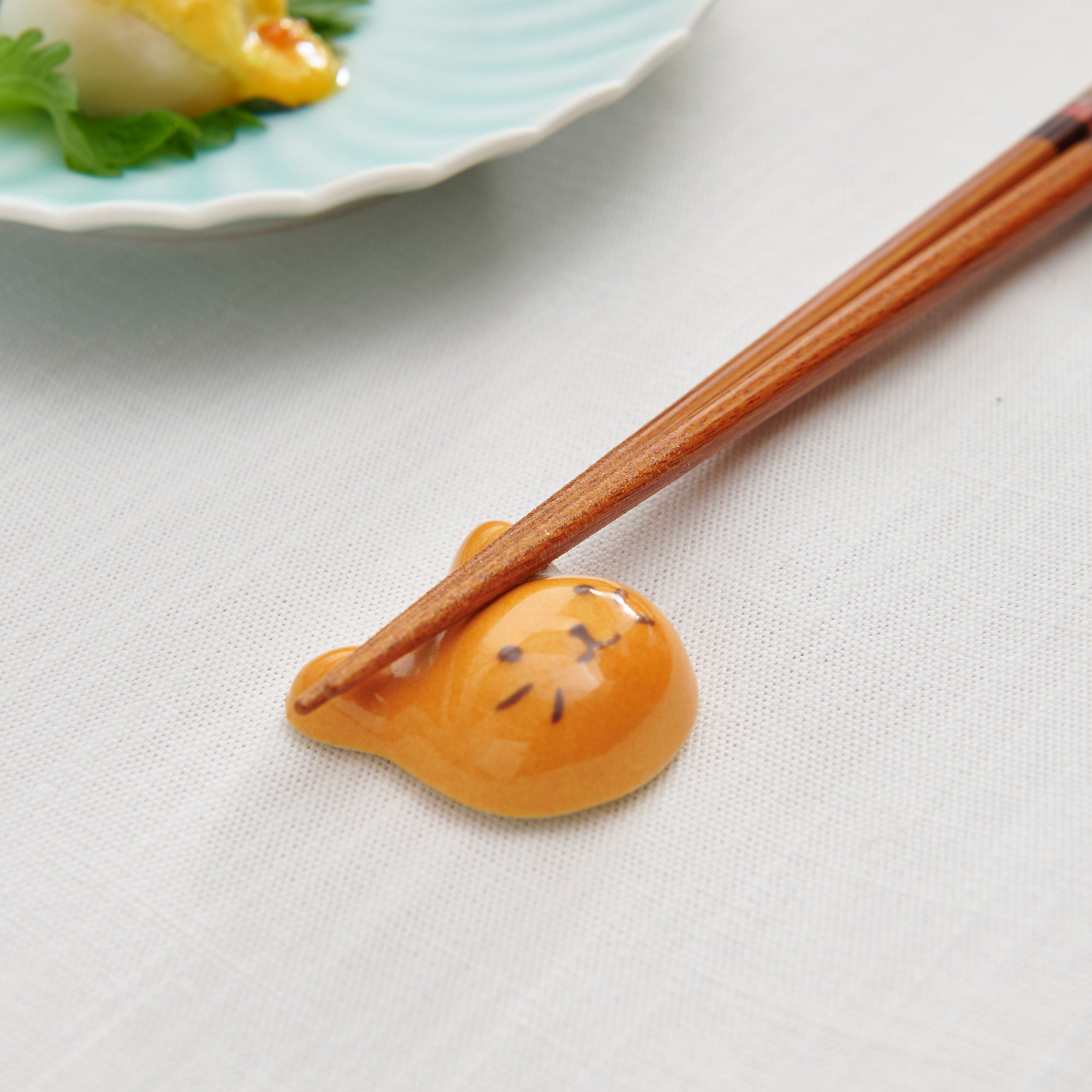 Animal-Themed Bread Chopstick Rest